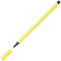 Marker fibrowy premium - STABILO Pen 68 - 1 szt. - cytrynowożółty